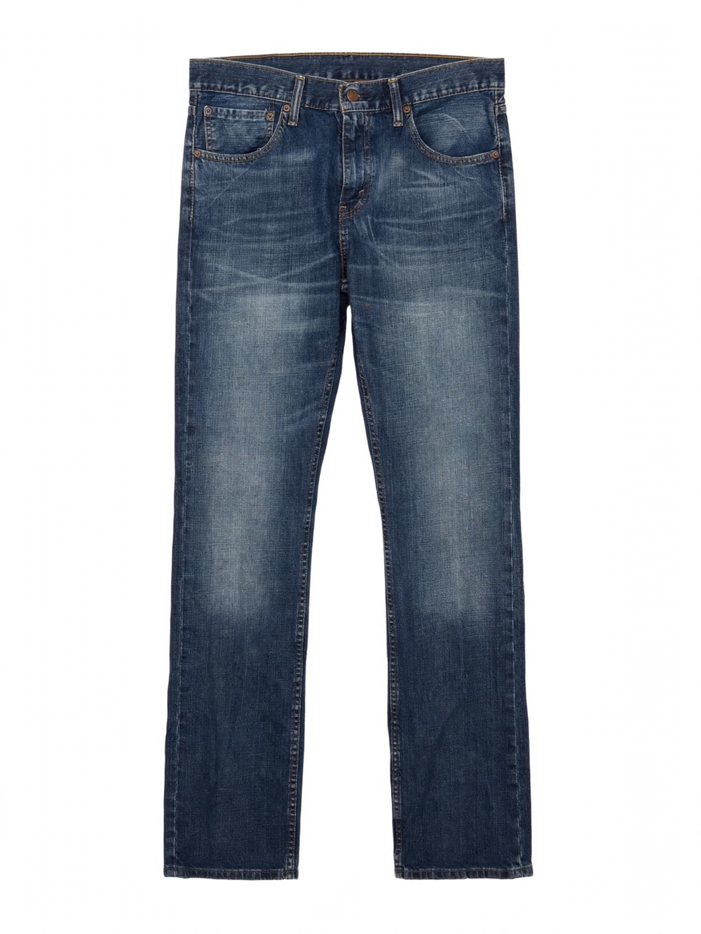 Levi's 527 Boot Cut Men's Blue Jeans, 100% Cotton, Size 34"x34